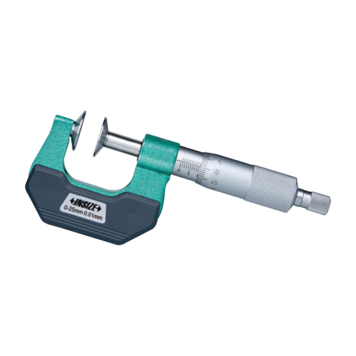 INSIZE 3294-25 — Micrometre a disques broche non tournante 0-25mm