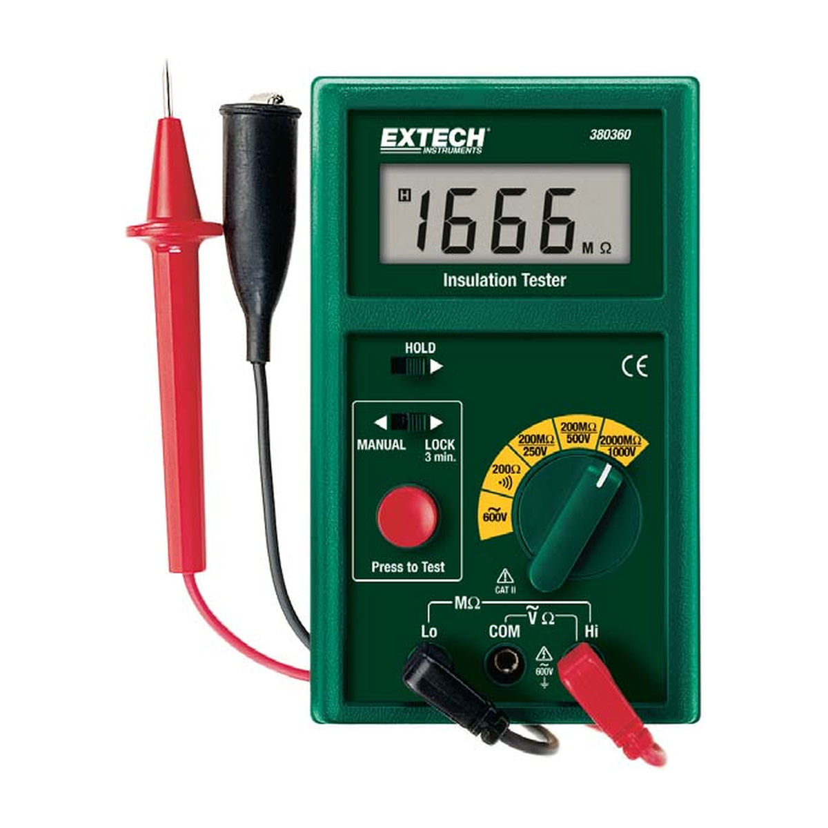 EXTECH 380360 — Megohmmetre numerique
