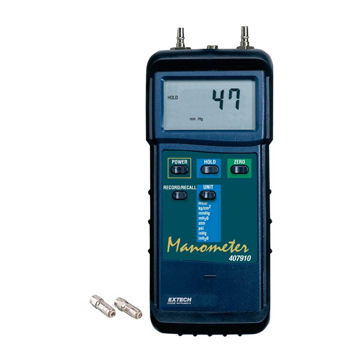 EXTECH 407910 — Manometre de pression differentielle robuste 29 psi