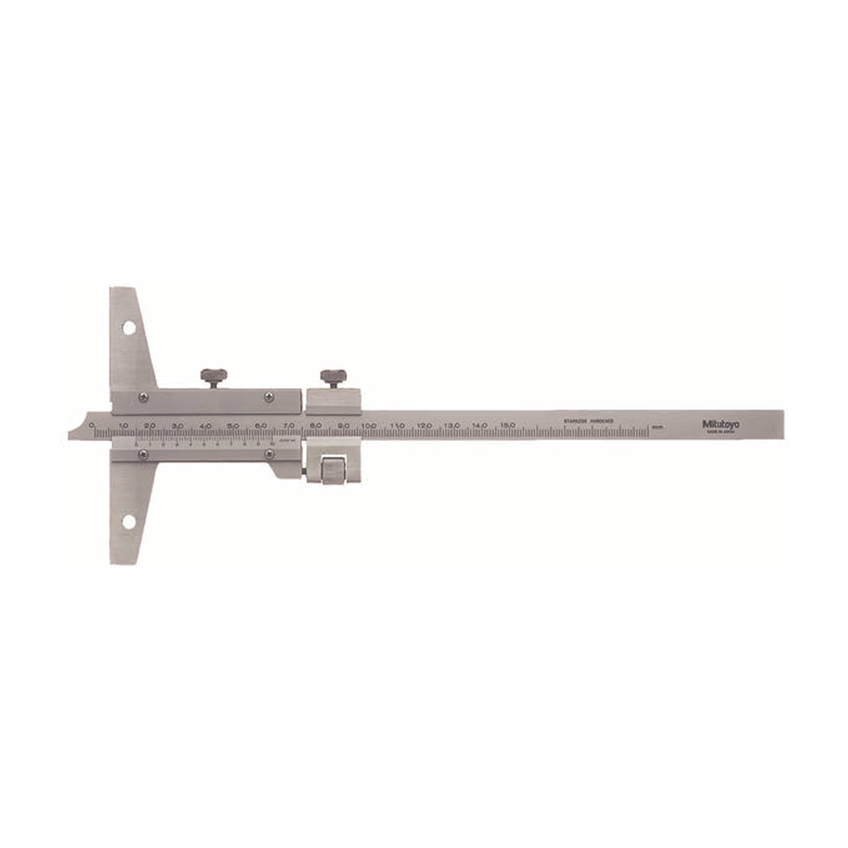 Mitutoyo 527-121 — Jauge de profondeur à vernier 0-150 mm, 0,02 mm