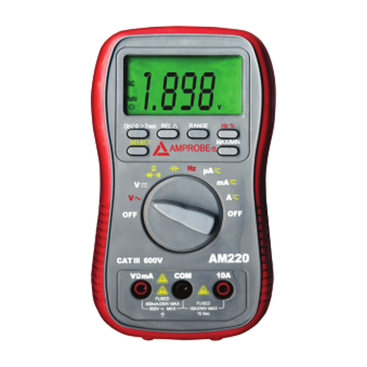 AMPROBE AM-220 — Multimetre numerique 600V AC/DC, 10A