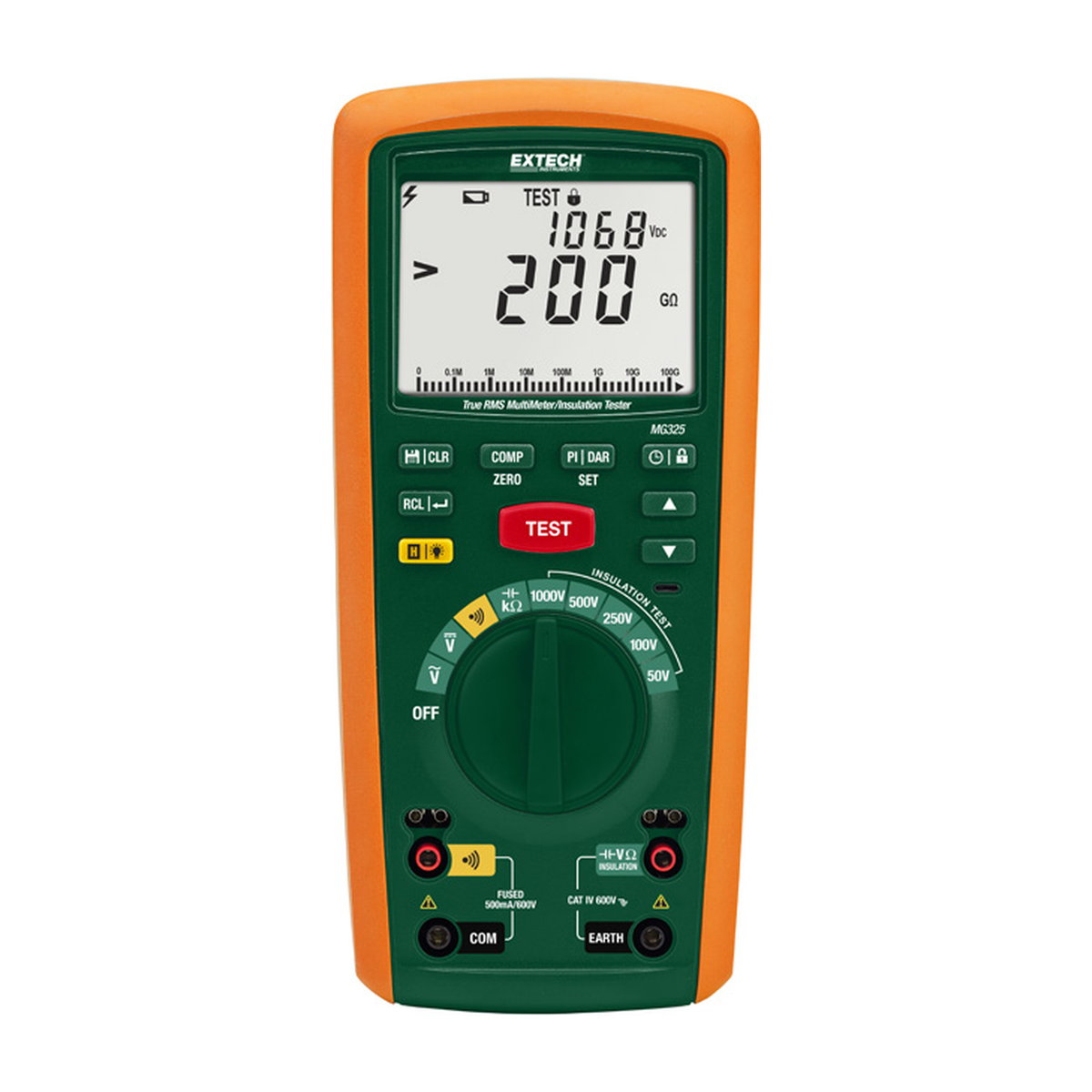 EXTECH MG325 — Testeur d'isolation CAT IV / multimetre True RMS